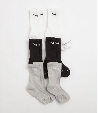 NIKE SB NIKE SB - CHAUSSETTES CREW ÉLÉVÉES QUOTIDIENNES, LOT DE 6 (MULTI)