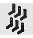 NIKE SB NIKE SB - EVERYDAY ELEVATED CREW SOCKS 6 PACK (BLACK)