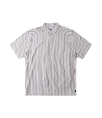 FORMER FORMER - REYNOLDS STRIPE S/S SHIRT (BEIGE)