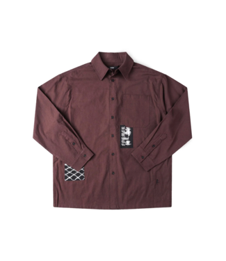 FORMER FORMER - VIVIAN ENGINEERED L/S SHIRT (BARK)