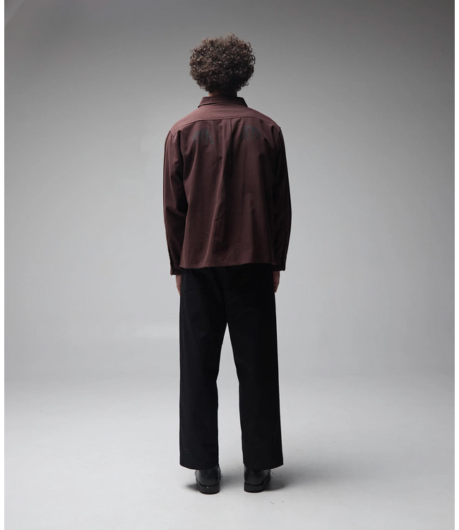 FORMER FORMER - VIVIAN ENGINEERED L/S SHIRT (BARK)