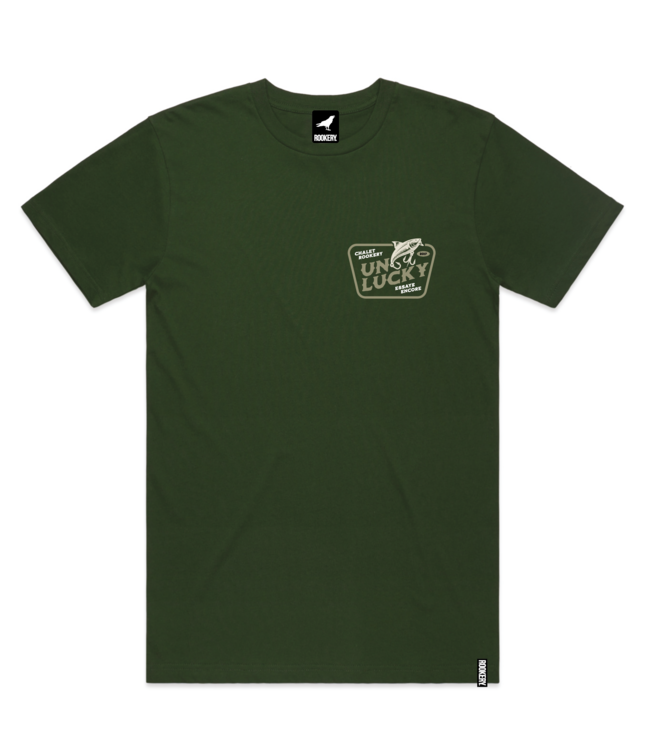 ROOKERY ROOKERY - UNLUCKY 2 T-SHIRT (VERT FORÊT)