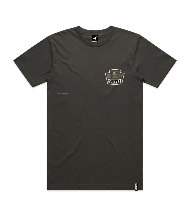 ROOKERY ROOKERY - SHIELD T-SHIRT (CHARBON)