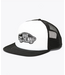 VANS VANS - CLASSIC PATCH CURVED BILL KID TRUCKER CAP (BLACK/ WHITE)
