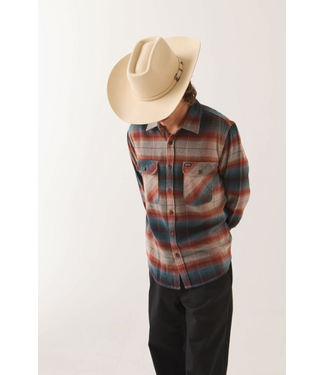 BRIXTON BRIXTON - BOWERY FLANNEL (MULTI SHADOW)