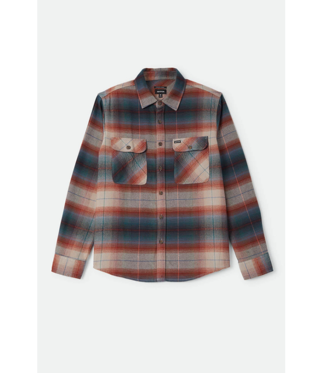 BRIXTON BRIXTON - BOWERY FLANNEL (MULTI SHADOW)