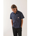BRIXTON BRIXTON - TRADEMARK S/S WOVEN (WASHED NAVY)