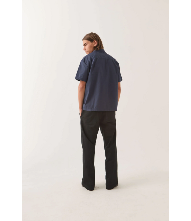 BRIXTON BRIXTON - TRADEMARK S/S WOVEN (WASHED NAVY)