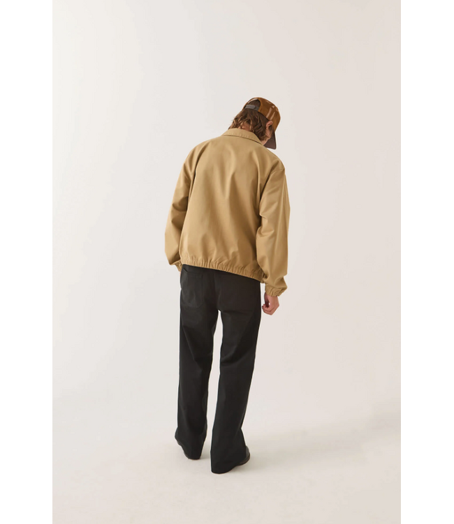 BRIXTON BRIXTON - TRADEMARK LW GARAGE ZIP JACKET (BRITISH KHAKI)