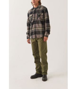 BRIXTON BRIXTON - BUILDERS 5 POCKET PANT (DARK OLIVE)