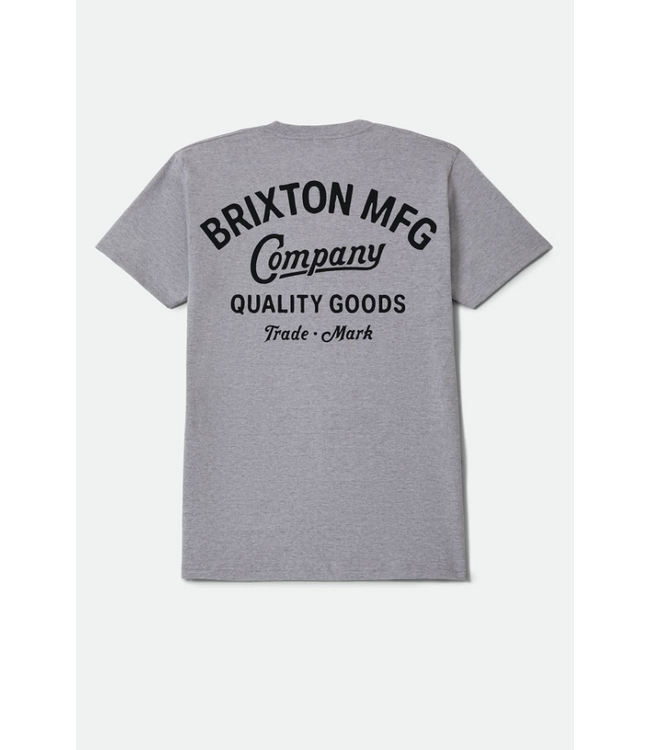 BRIXTON BRIXTON - STRATON TEE (HEATHER GREY)