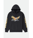 BRIXTON BRIXTON - BLAZING HOODIE (BLACK)