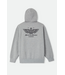 BRIXTON BRIXTON - EWING HOODIE (HEATHER GREY)