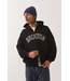 BRIXTON BRIXTON - DUGOUT ZIP HOODIE (BLACK/ GREY)