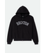 BRIXTON BRIXTON - DUGOUT ZIP HOODIE (BLACK/ GREY)