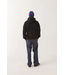 BRIXTON BRIXTON - DUGOUT ZIP HOODIE (BLACK/ GREY)