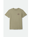 BRIXTON BRIXTON - LOWRY TEE (OLIVE SURPLUS WORN WASH)