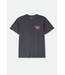 BRIXTON BRIXTON - ROCKTON TEE (BLACK WORN WASH)