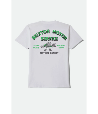 BRIXTON BRIXTON - T-SHIRT DYSON (BLANC)