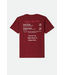 BRIXTON BRIXTON - BURGER SHE WROTE POCKET TEE (BURGUNDY)
