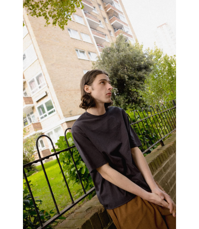BRIXTON BRIXTON - BASELINE RELAXED TEE (BLACK)