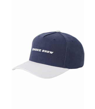 BRIXTON BRIXTON - CASQUETTE SNAPBACK SMOKE SHOW (MARINE DÉLAVÉ/BLANC)