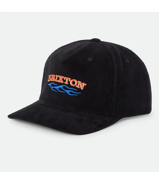 BRIXTON BRIXTON - CLIFTON SNAPBACK CAP (BLACK)