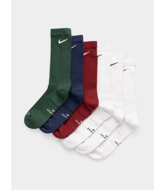 NIKE SB NIKE SB - EVERYDAY ELEVATED CREW SOCK PACK DE 6 (MULTI)