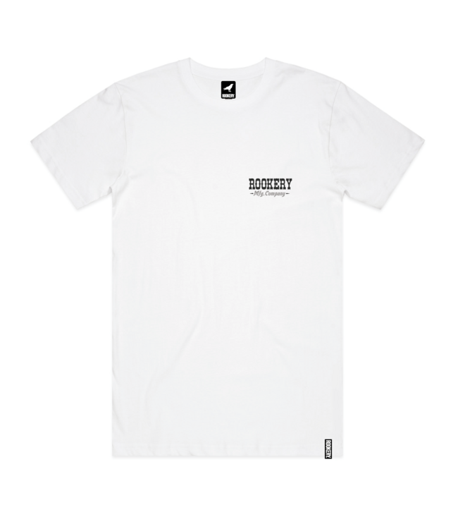 ROOKERY ROOKERY - CROW RODEO T-SHIRT (BLANC)