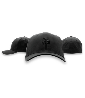 RED DRAGON RDS - OG PUFFY FLEXFIT CAP (BLACK/BLACK)