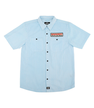 INDEPENDENT INDEPENDENT - CHEMISE FREE ON THE STREETS (BLANC/LIGNE BLEU)