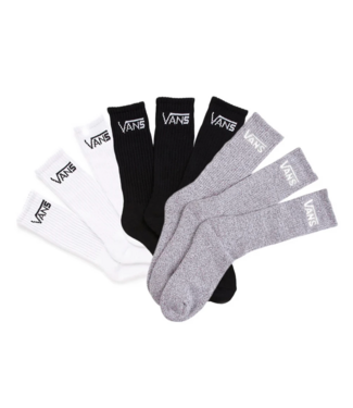 VANS VANS - CLASSIC CREW SOCK 6 PACK (ASST.)