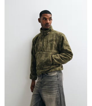 VANS VANS - SHEPARD HALF-ZIP POLAR FLEECE (MOSSY OLIVE)