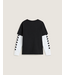 VANS VANS - TILTED TWOFER KID L/S TEE (BLACK)