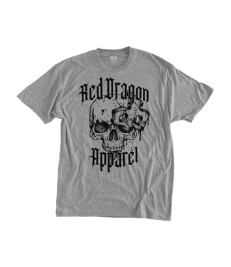 RED DRAGON RDS - CYPRESS HEAVY DUTY TEE (ATHLETIC GREY)