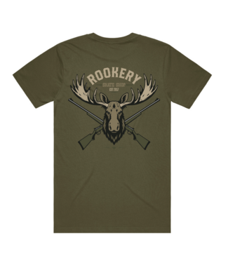 ROOKERY ROOKERY - MOOSE T-SHIRT (ARMÉE)