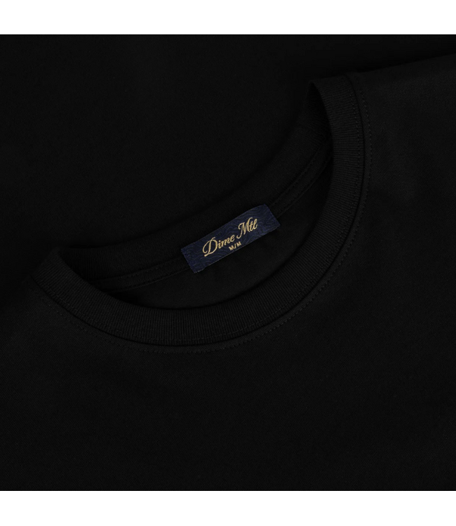 DIME DIME - CLASSIC BIG LOGO LS T-SHIRT (PIRATE BLACK)
