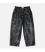 DIME DIME - BAGGY DENIM PANTS (BLACK WHITE PAINT)