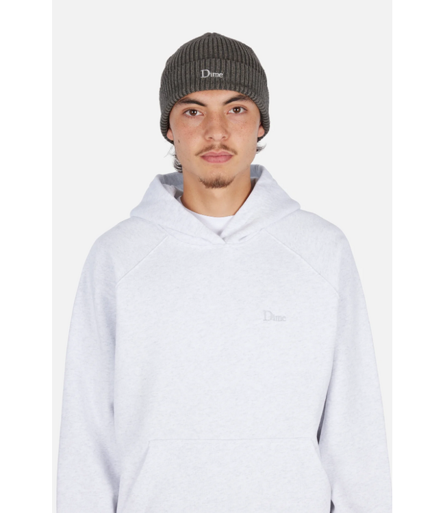 DIME DIME - RIB FOLD BEANIE (DARK GRAY)