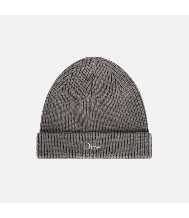 DIME DIME - RIB FOLD BEANIE (DARK GRAY)