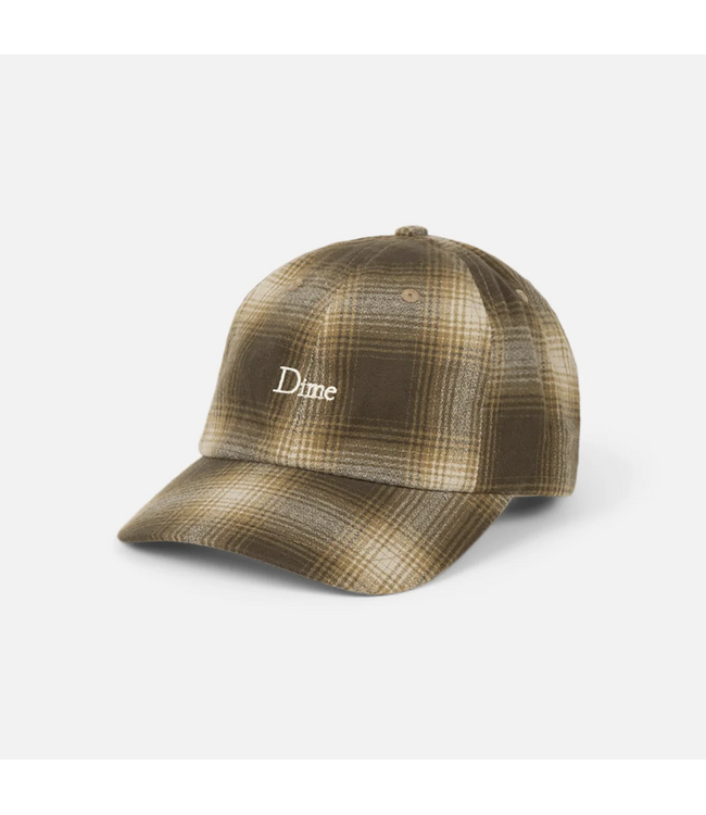 DIME DIME - FLANNEL LOW PRO CAP (BROWN)