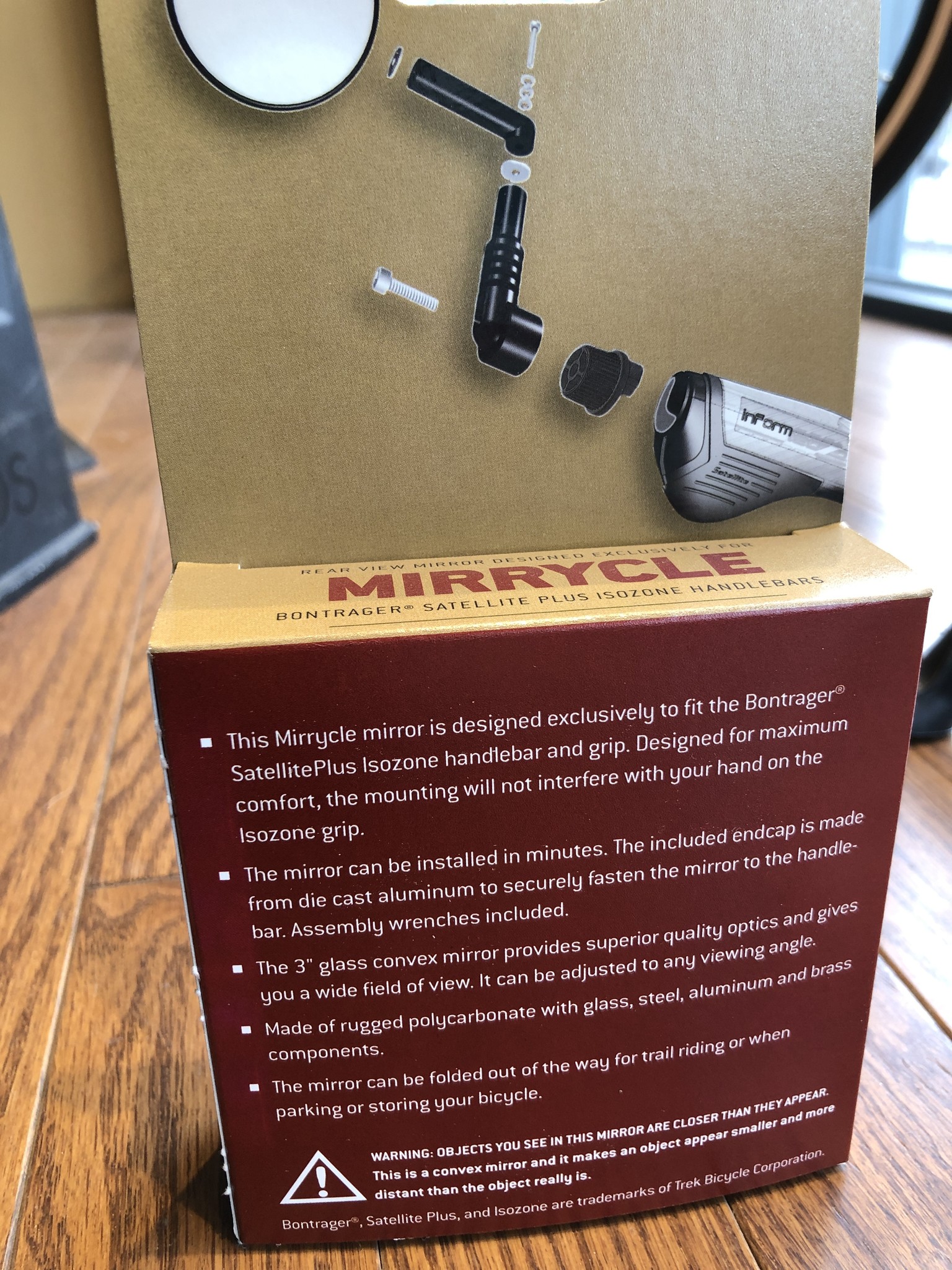 MIRRYCLE MIRRYCLE BICYCLE MIRROR FOR ISOZONE GRIPS