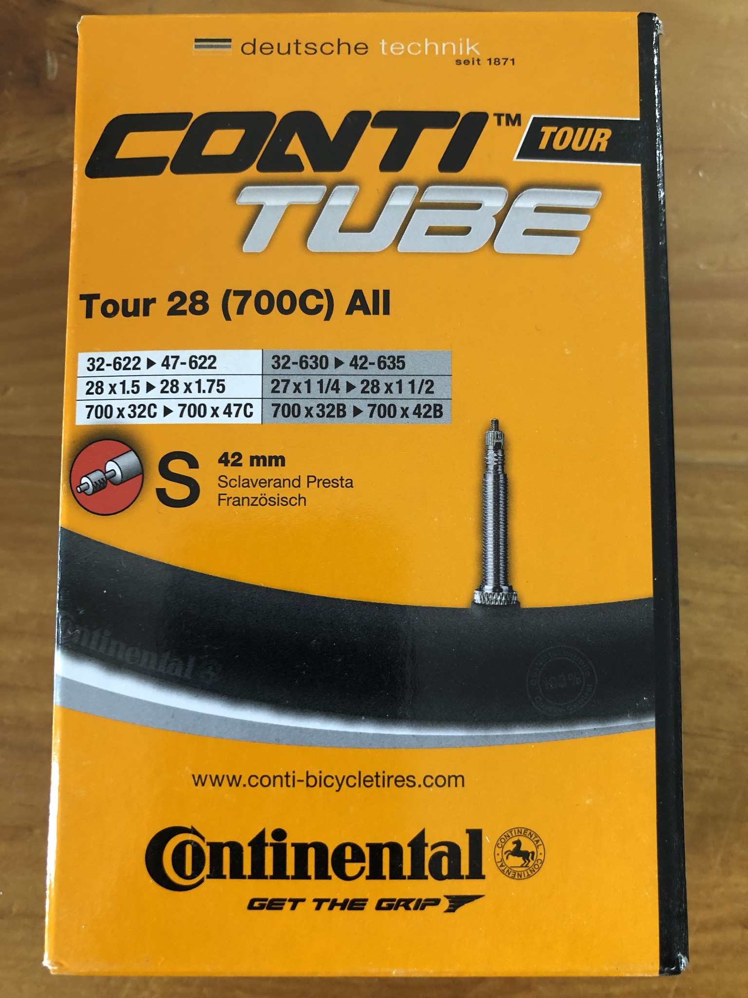 Continental CONTINENTAL PRESTA ASSORTED SIZES INNER TUBES
