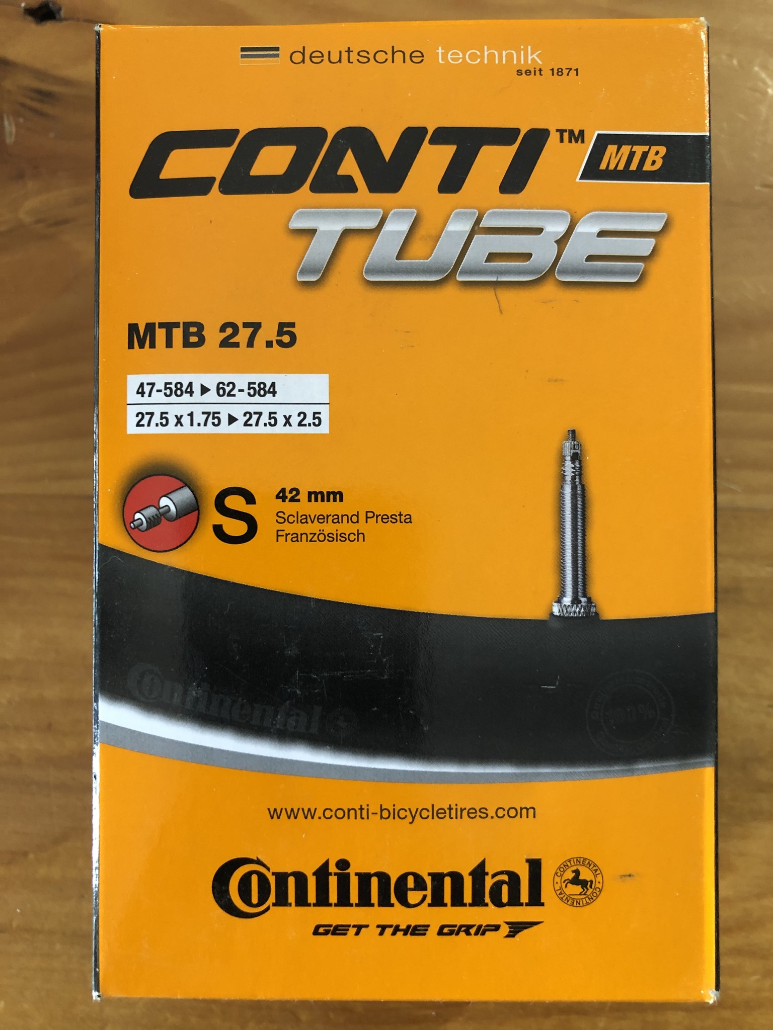 Continental CONTINENTAL PRESTA ASSORTED SIZES INNER TUBES