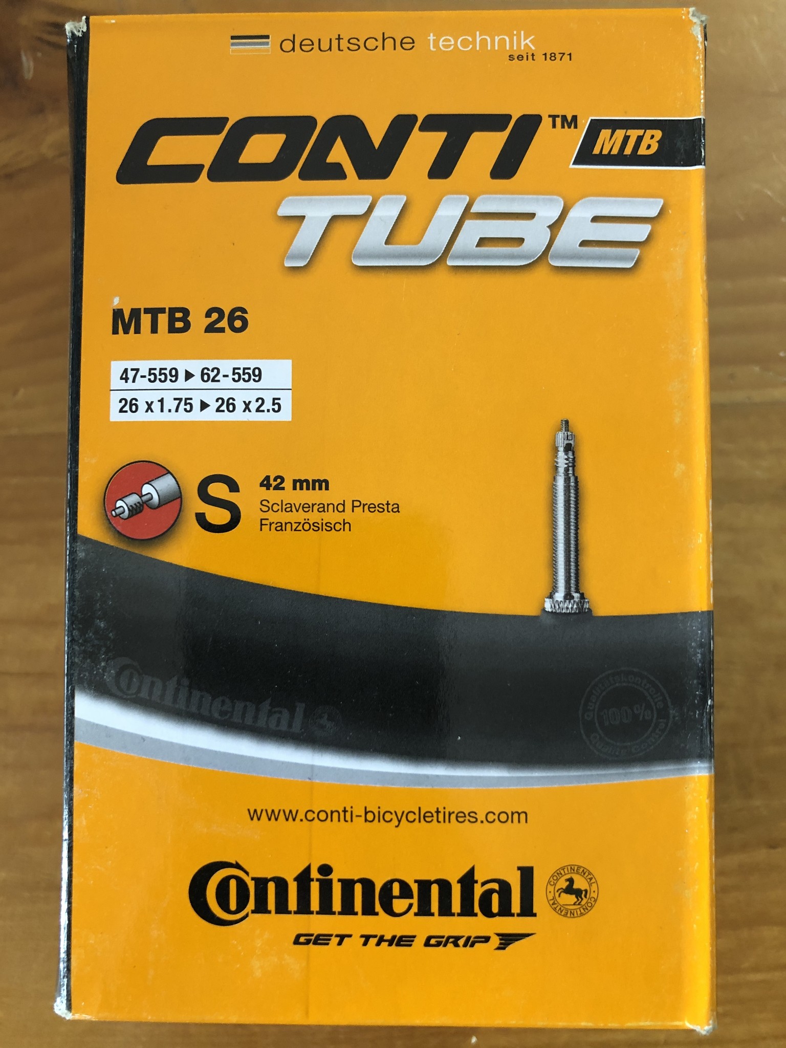 Continental CONTINENTAL PRESTA ASSORTED SIZES INNER TUBES