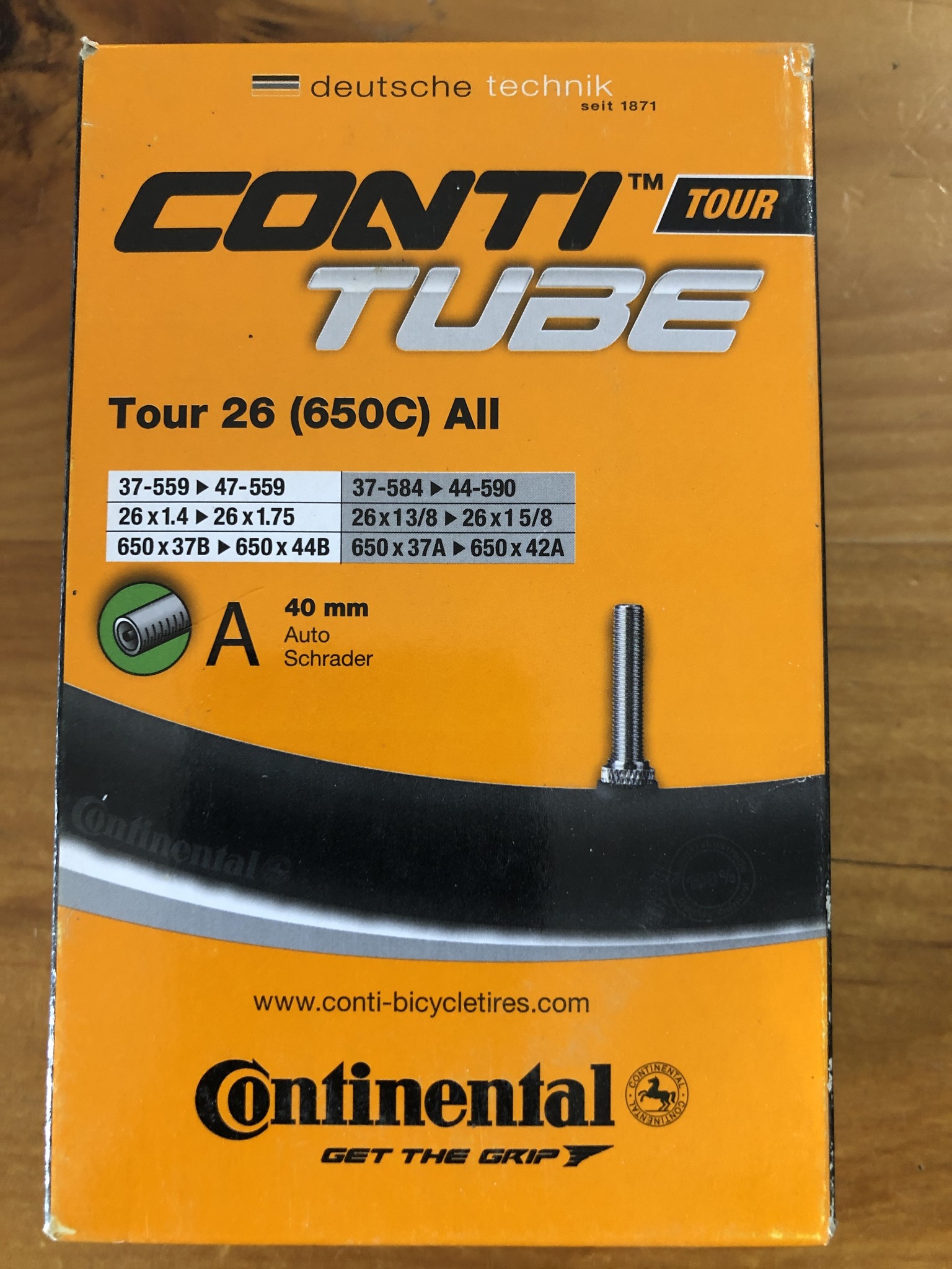 Continental CONTINENTAL SCHRADER ASSORTED SIZES INNER TUBES