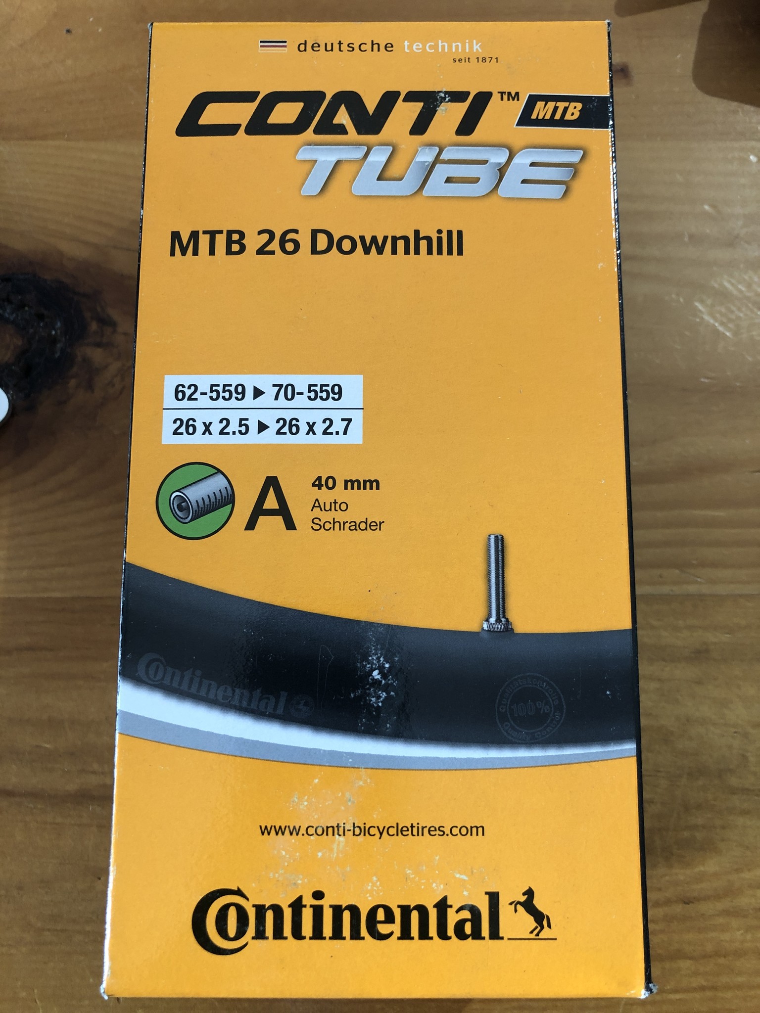 Continental CONTINENTAL SCHRADER ASSORTED SIZES INNER TUBES