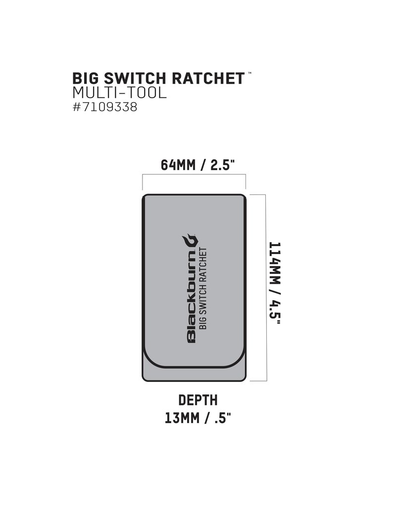 Blackburn BIG SWITCH RATCHET MUTLI-TOOL