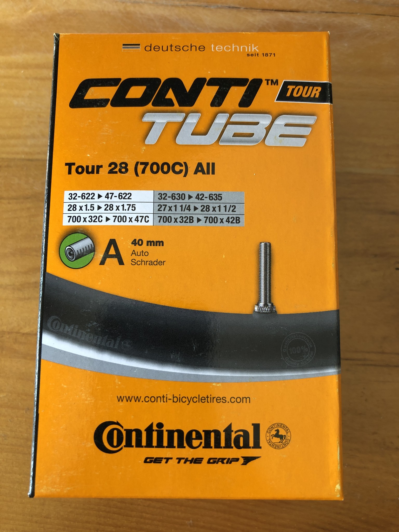 Continental CONTINENTAL SCHRADER ASSORTED SIZES INNER TUBES
