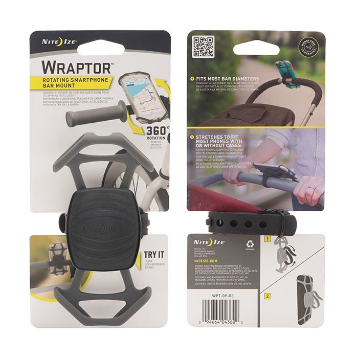 NITE IZE WRAPTOR UNIVERSAL SMART PHONE HOLDER